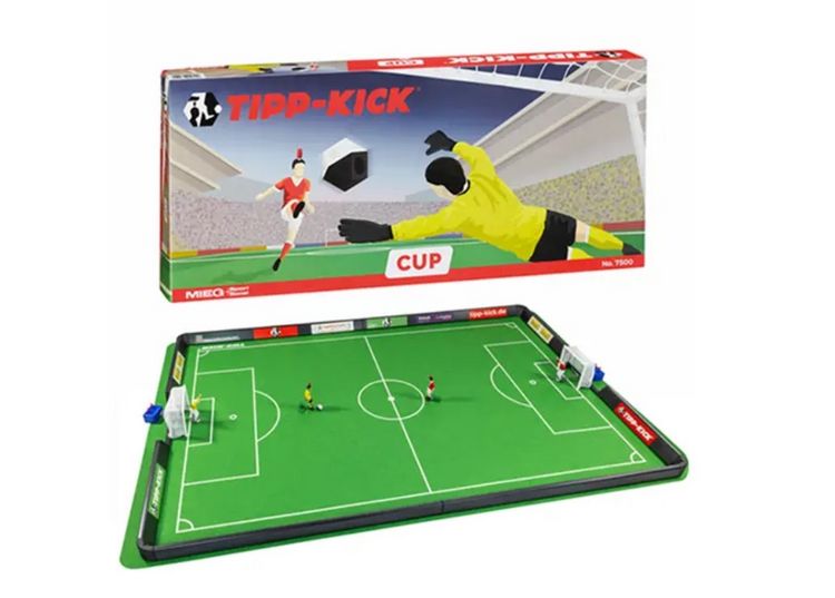 TIPP-KICK Top Kicker VfB Stuttgart Classic Edition – Giocatore Originale Fatto A Mano, Calcio Da Tavolo, Regalo Per Fan