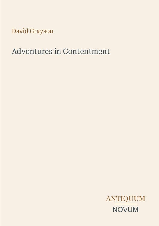 Produktbild: Adventures in Contentment