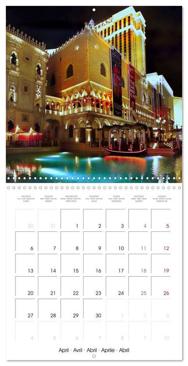 Produktbild: Las Vegas, Iconic City of Dreams (Wall Calendar 2026 12 &times; 12 Inch) CALVENDO 12 Month Wall Calendar