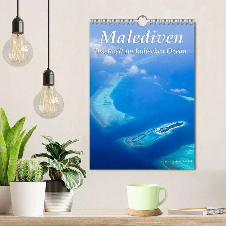Produktbild: Malediven - Inselwelt im Indischen Ozean (Wandkalender 2026 DIN A4 hoch), CALVENDO Monatskalender