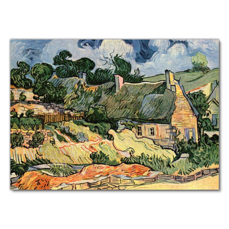 Produktbild: Lais Puzzle Vincent Willem van Gogh - H&uuml;tten in Cordeville (H&auml;user in Auvers) 1000 Teile