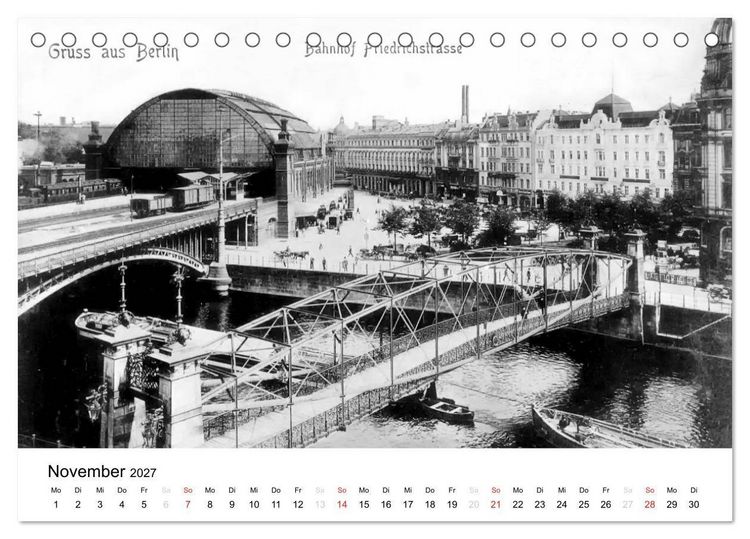 Produktbild: Gr&uuml;&szlig;e aus dem alten Berlin (Tischkalender 2027 DIN A5 quer), CALVENDO Monatskalender