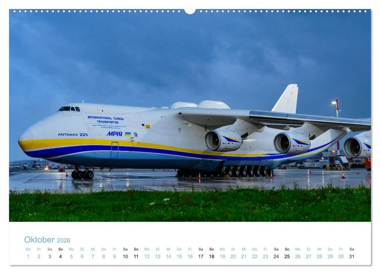Produktbild: Antonov Airlines, Transportflugzeuge der Superlative (hochwertiger Premium Wandkalender 2026 DIN A2 quer), Kunstdruck in Hochglanz