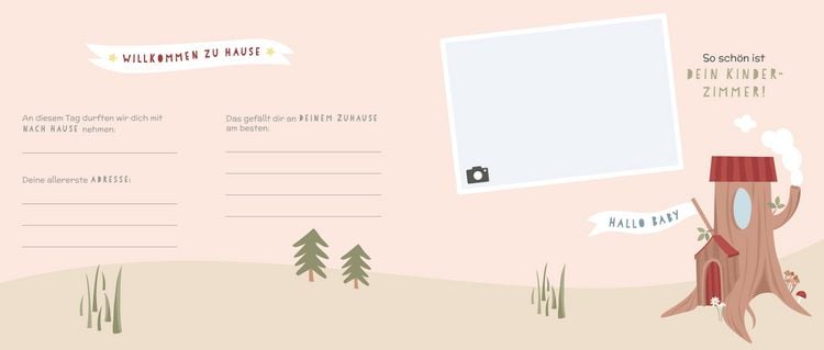 Produktbild: Kleines Baby, gro&szlig;es Gl&uuml;ck &ndash; Babyalbum