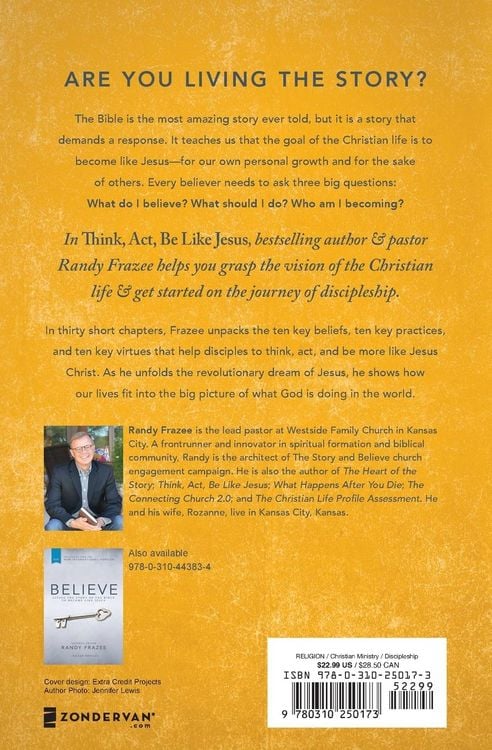 Produktbild: The Think, Act, Be Like Jesus