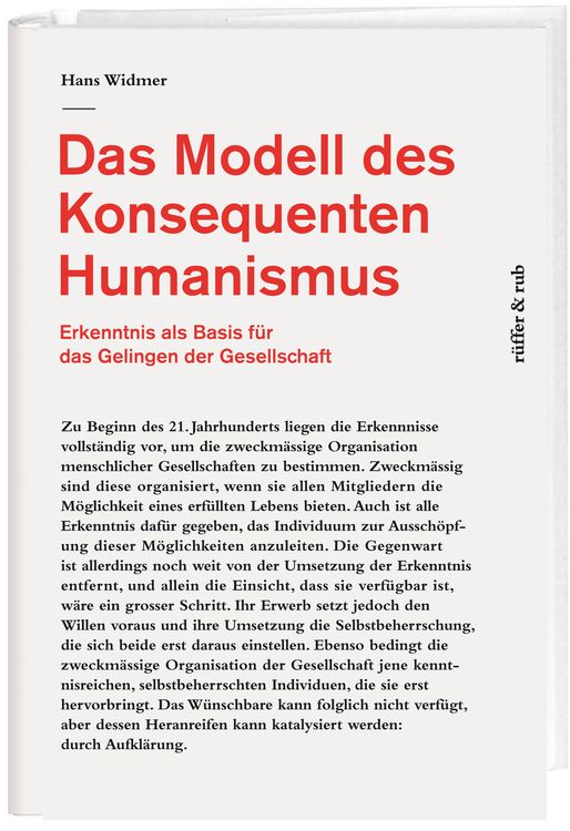 Produktbild: Das Modell des Konsequenten Humanismus
