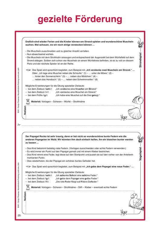 Produktbild: Mundmotorik-Training rund ums Jahr