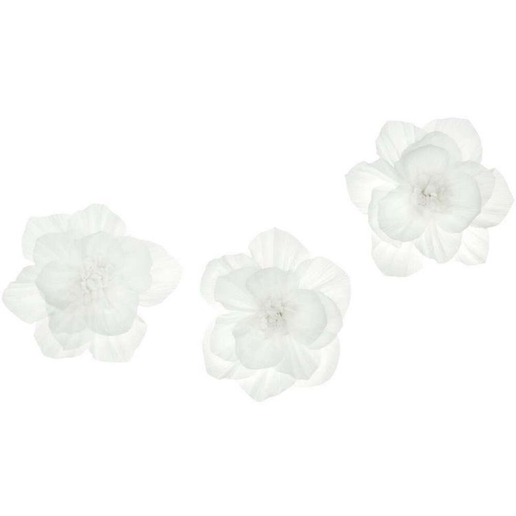 Produktbild: Krepppapier Bl&uuml;ten, Wei&szlig; S,