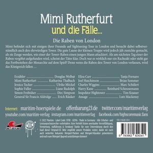 Produktbild: Mimi Rutherfurt - Die Raben von London,1 Audio-CD