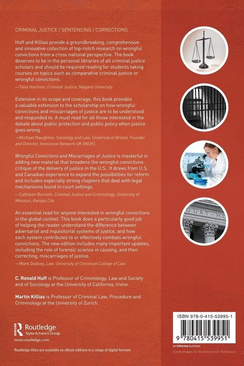 Produktbild: Wrongful Convictions and Miscarriages of Justice