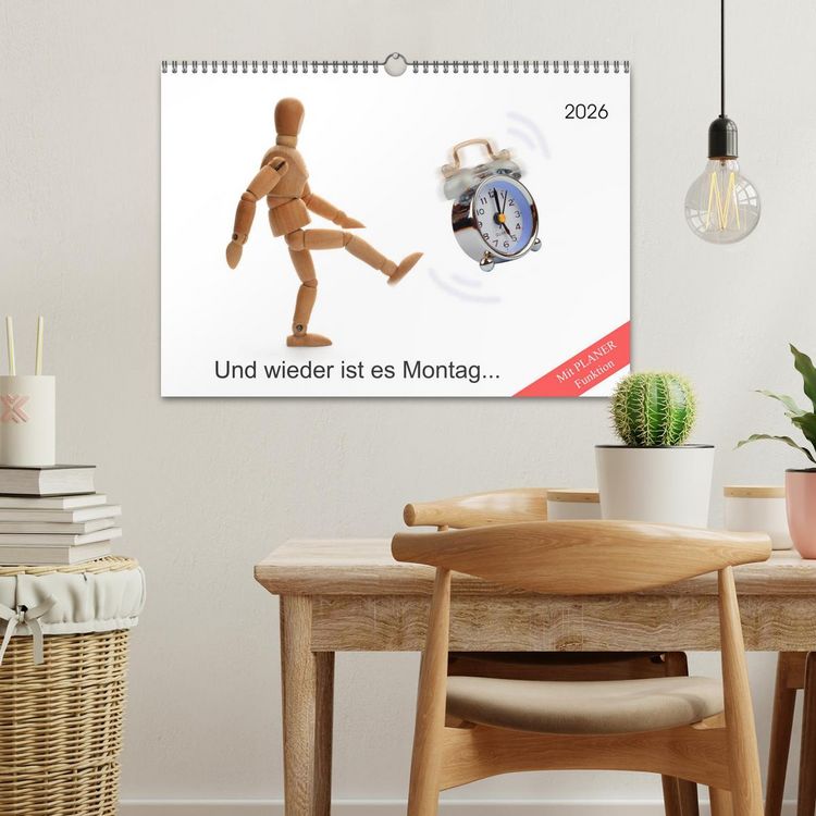 Produktbild: Und wieder ist es Montag... (Wandkalender 2026 DIN A3 quer), CALVENDO Monatskalender
