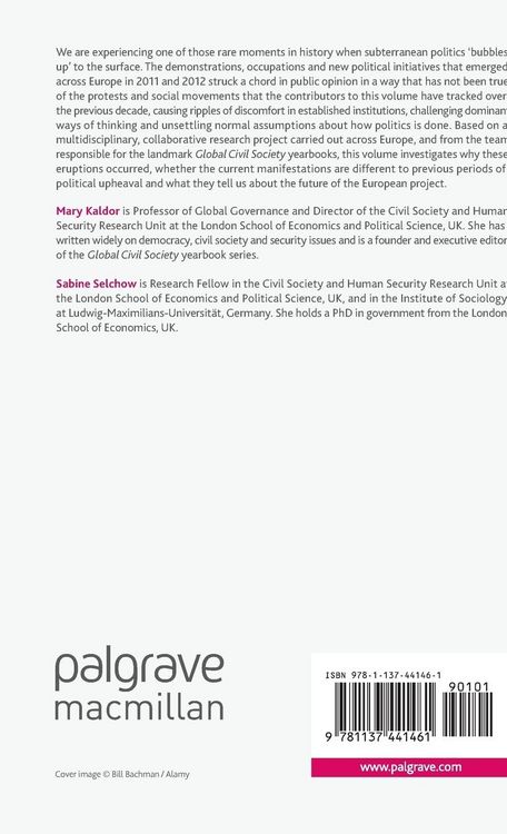 Produktbild: Subterranean Politics in Europe
