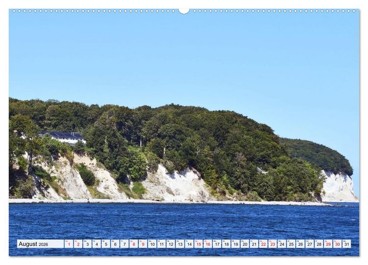 Produktbild: Sassnitz mit der Kreidek&uuml;ste (hochwertiger Premium Wandkalender 2026 DIN A2 quer), Kunstdruck in Hochglanz