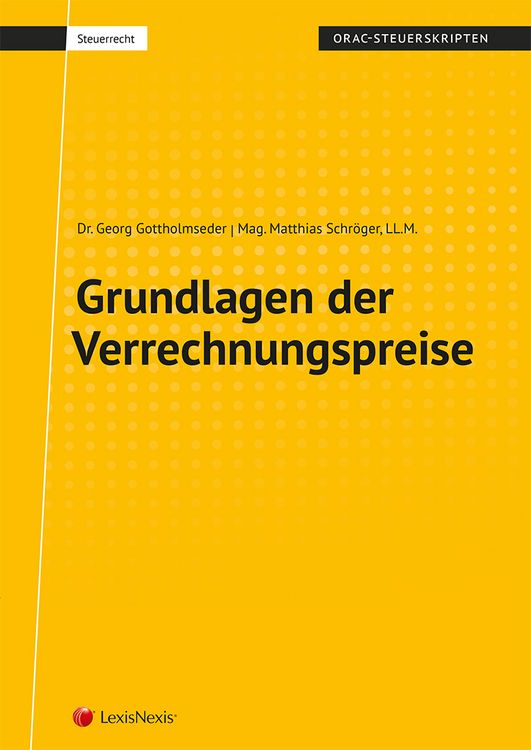 Produktbild: Grundlagen der Verrechnungspreise