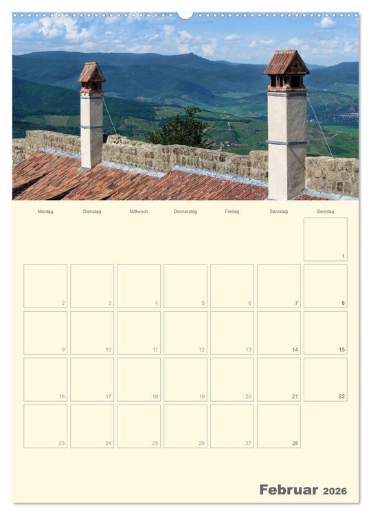 Produktbild: Unterwegs im Elsass &ndash; Terminplaner (Wandkalender 2026 DIN A2 hoch), CALVENDO Monatskalender