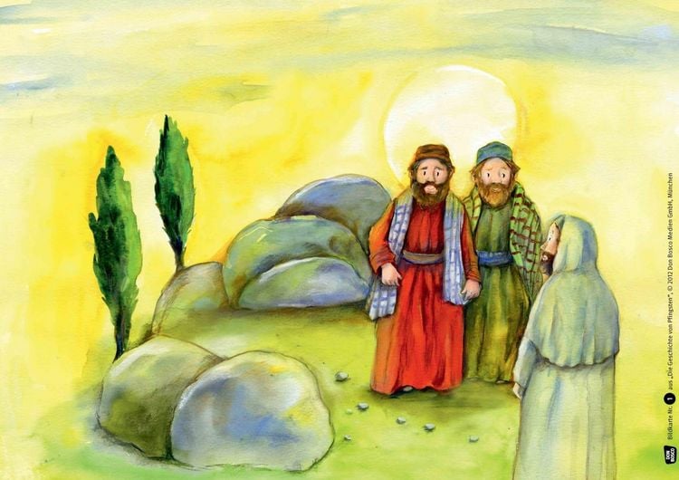 Produktbild: Gott schenkt seinen Geist - Die Geschichte von Pfingsten. Kamishibai Bildkartenset
