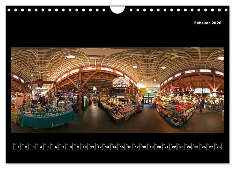 Produktbild: Vancouver / Kanada in faszinierender 360&deg; Panorama-Photographie (Wandkalender 2026 DIN A4 quer), CALVENDO Monatskalender