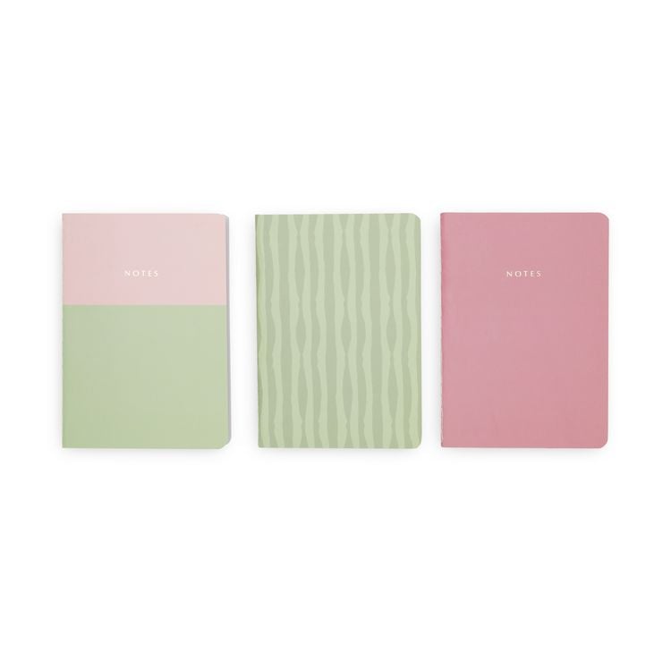 Produktbild: Notebook A6 3er Set, Pink Matcha