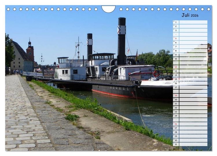 Produktbild: Regensburg erleben (Wandkalender 2026 DIN A4 quer), CALVENDO Monatskalender