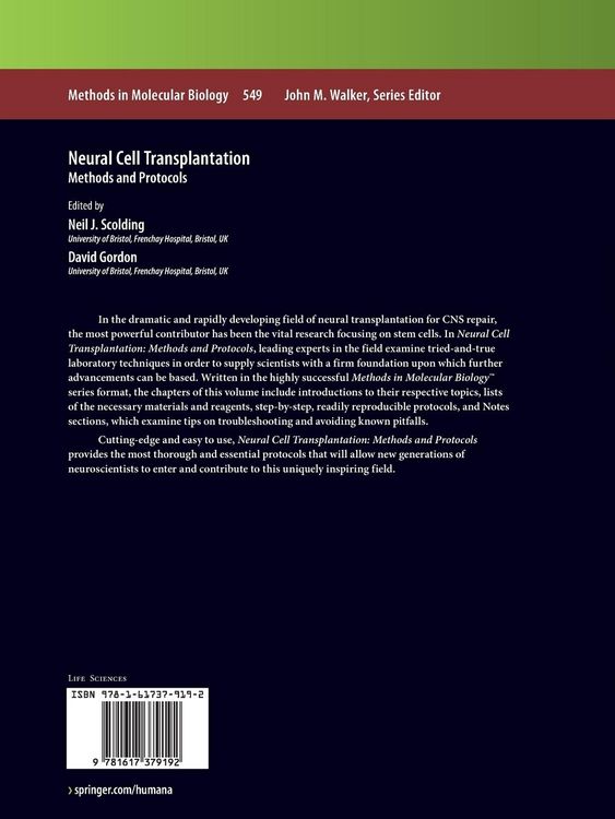 Produktbild: Neural Cell Transplantation