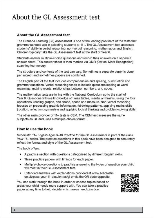 Produktbild: 11+ English Practice and Test for the GL Assessment Ages 09-10