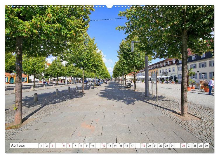 Produktbild: Sommer in Schwetzingen von Karin Vahlberg Ruf und Petrus Bodenstaff (Wandkalender 2026 DIN A2 quer), CALVENDO Monatskalender