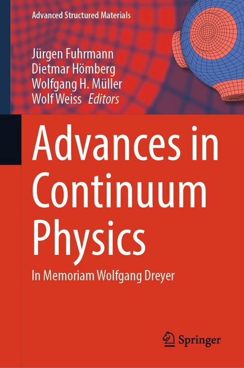 Produktbild: Advances in Continuum Physics