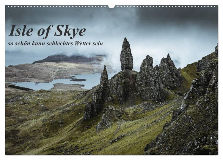 Produktbild: Isle of Skye - so sch&ouml;n kann schlechtes Wetter sein (Wandkalender 2026 DIN A2 quer), CALVENDO Monatskalender