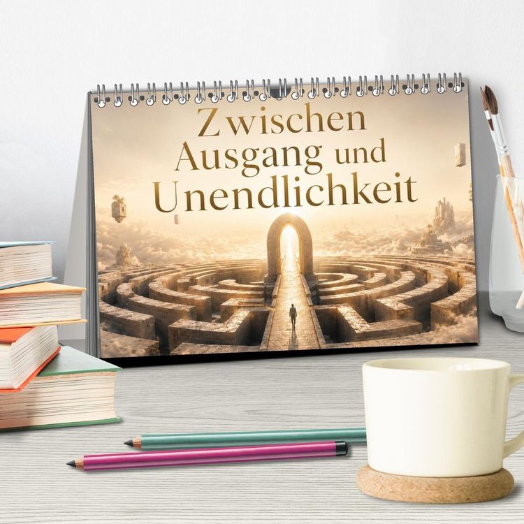 Produktbild: Zwischen Ausgang und Unendlichkeit (Tischkalender 2027 DIN A5 quer), CALVENDO Monatskalender