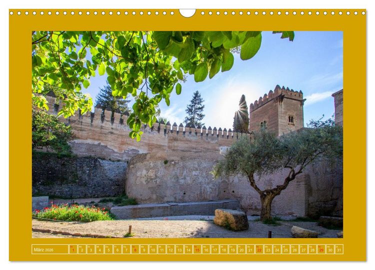 Produktbild: Ein Herz f&uuml;r Granada (Wandkalender 2026 DIN A3 quer), CALVENDO Monatskalender