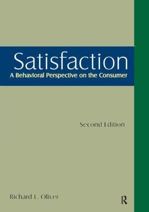 Produktbild: Satisfaction: A Behavioral Perspective on the Consumer