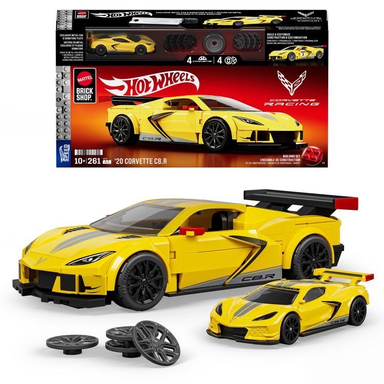 Produktbild: Mattel Brick Shop HW Sp Corvette.JKR19