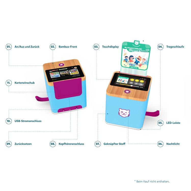 Produktbild: tigerbox TOUCH PLUS&nbsp;( Miami Sky / hellblau ) - ltd Edition