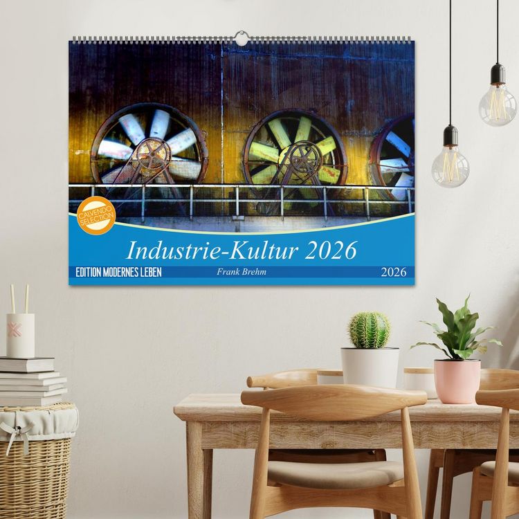 Produktbild: Industrie-Kultur 2026 (Wandkalender 2026 DIN A2 quer), CALVENDO Monatskalender