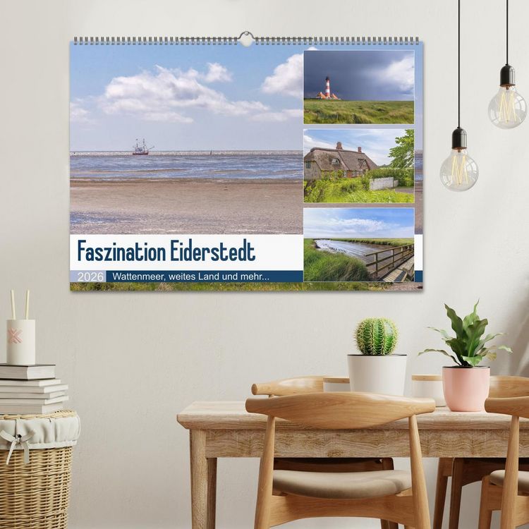 Produktbild: Faszination Eiderstedt (Wandkalender 2026 DIN A2 quer), CALVENDO Monatskalender