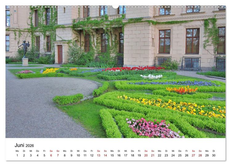 Produktbild: Schwerin - Landeshauptstadt von Mecklenburg-Vorpommern (Wandkalender 2026 DIN A2 quer), CALVENDO Monatskalender