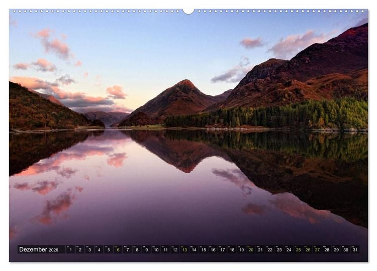 Produktbild: Wunderbares Schottland (Wandkalender 2026 DIN A2 quer), CALVENDO Monatskalender