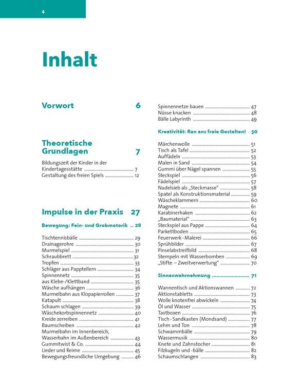 Produktbild: Das Freispielbuch