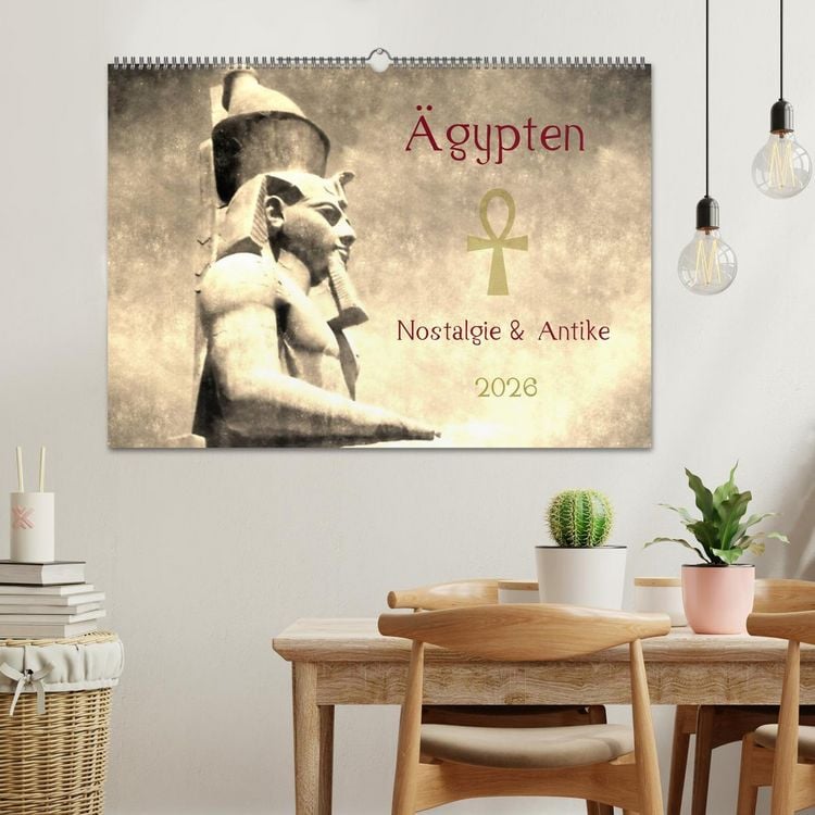 Produktbild: &Auml;gypten Nostalgie & Antike 2026 (Wandkalender 2026 DIN A2 quer), CALVENDO Monatskalender