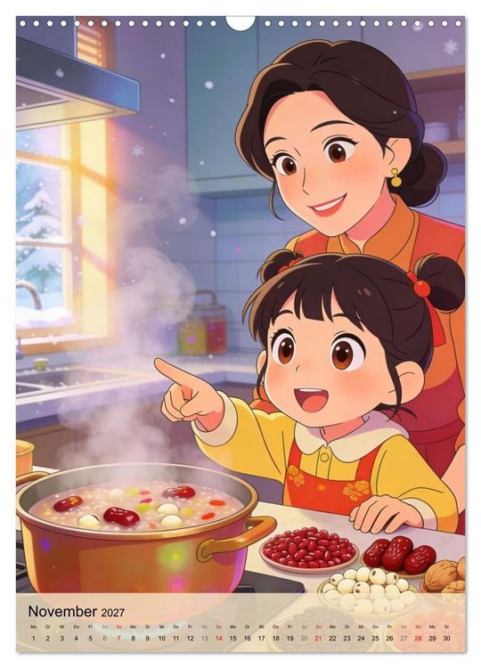 Produktbild: Herz zu Herz &ndash; China Edition (Wandkalender 2027 DIN A3 hoch), CALVENDO Monatskalender