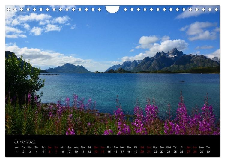 Produktbild: The magical Lofoten Islands (Wall Calendar 2026 DIN A4 landscape), CALVENDO 12 Month Wall Calendar