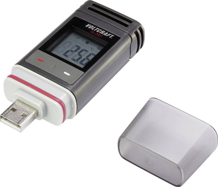 Produktbild: VOLTCRAFT DL-200 T DL-200T Temperatur-Datenlogger Messgr&ouml;&szlig;e Temperatur -30 bis +60 &deg;C PDF Funktion