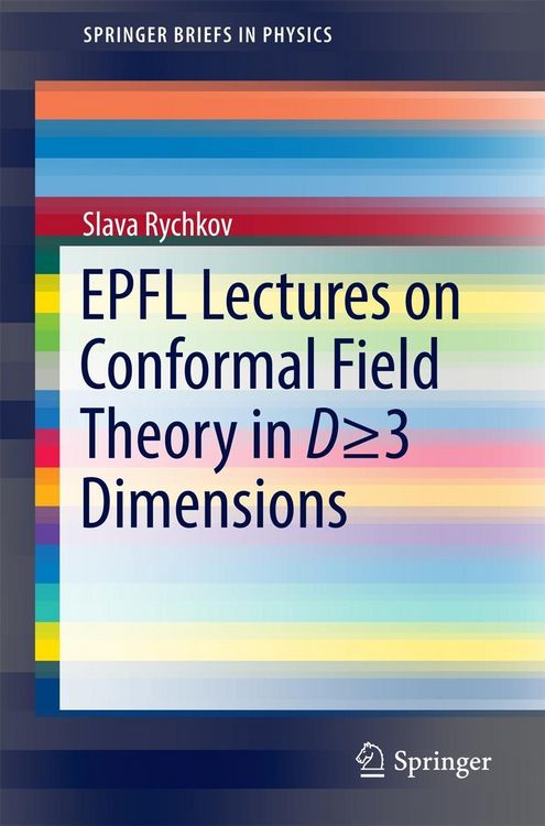 Produktbild: EPFL Lectures on Conformal Field Theory in D = 3 Dimensions