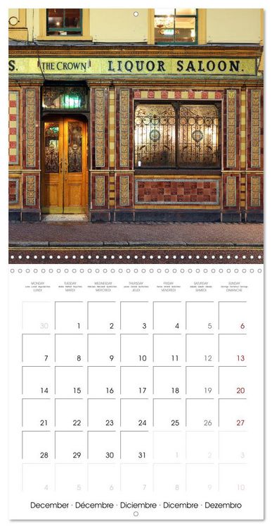 Produktbild: Northern Ireland and Belfast (Wall Calendar 2026 12 &times; 12 Inch) CALVENDO 12 Month Wall Calendar