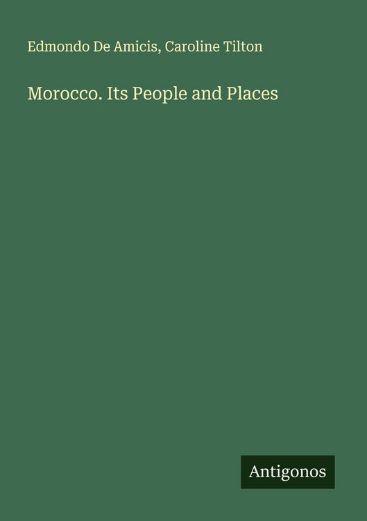 Produktbild: Morocco. Its People and Places