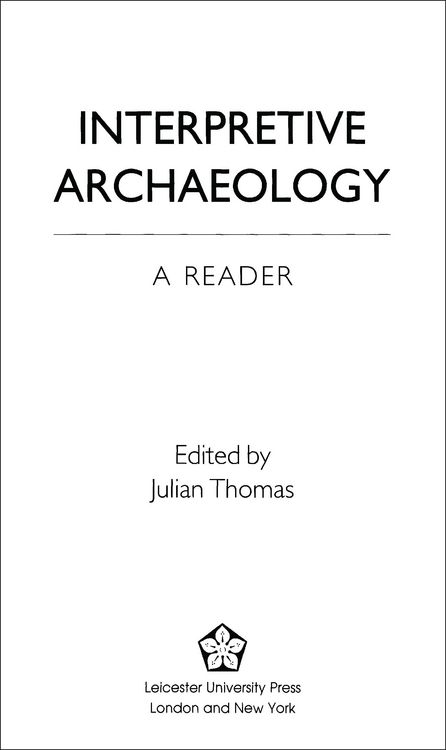 Produktbild: Interpretive Archaeology