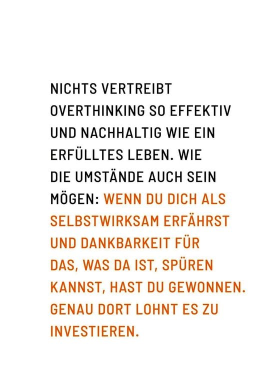 Produktbild: Die 1-Minuten-Strategie gegen Overthinking