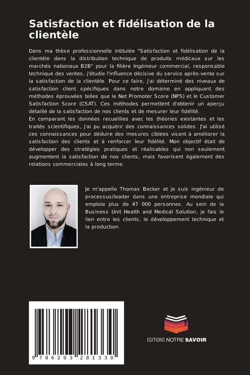 Produktbild: Satisfaction et fid&eacute;lisation de la client&egrave;le