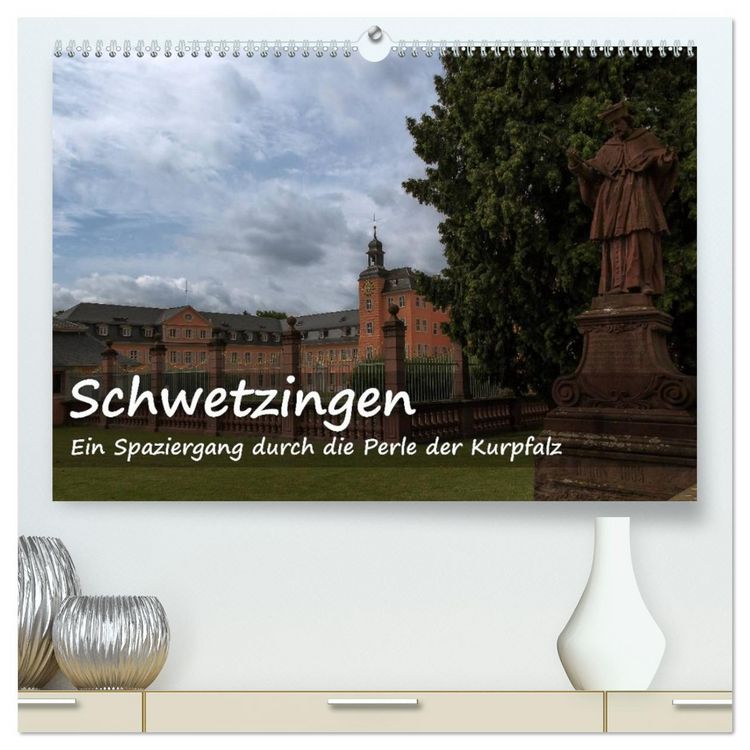 Produktbild: Schwetzingen - Ein Spaziergang durch die Perle der Kurpfalz (hochwertiger Premium Wandkalender 2026 DIN A2 quer), Kunstdruck in Hochglanz