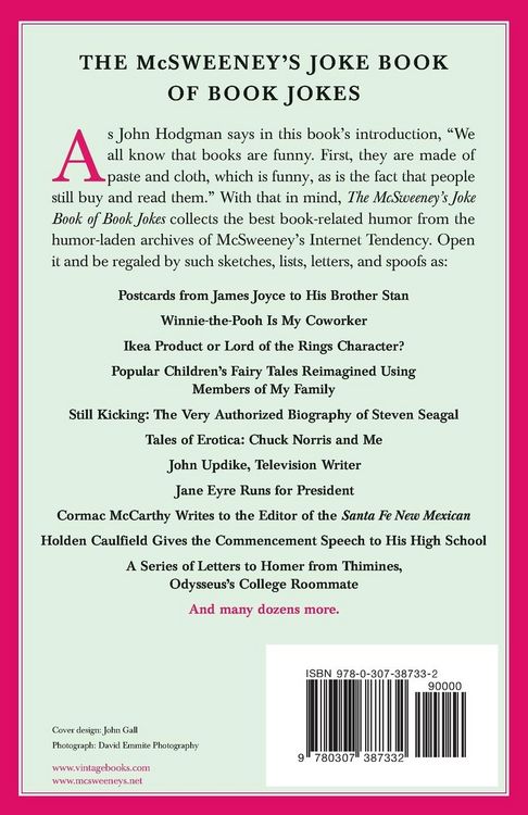 Produktbild: The McSweeney's Joke Book of Book Jokes